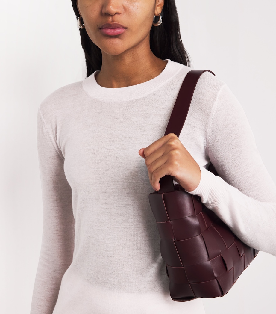 Cashair Round Neck Sweater ROSE Image 6