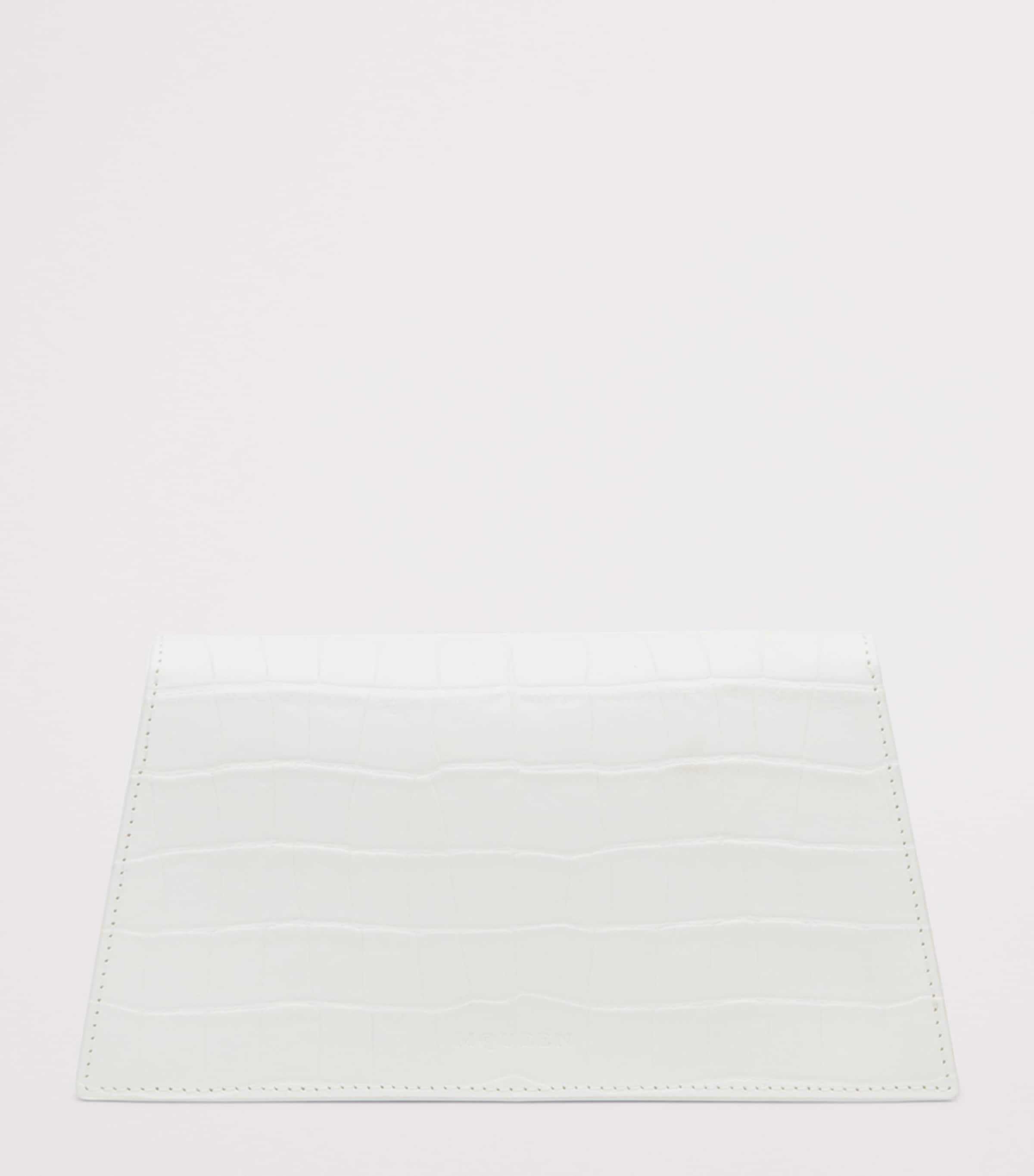 McQueen Mini Croc-Embossed Skull Shoulder Bag Image 5