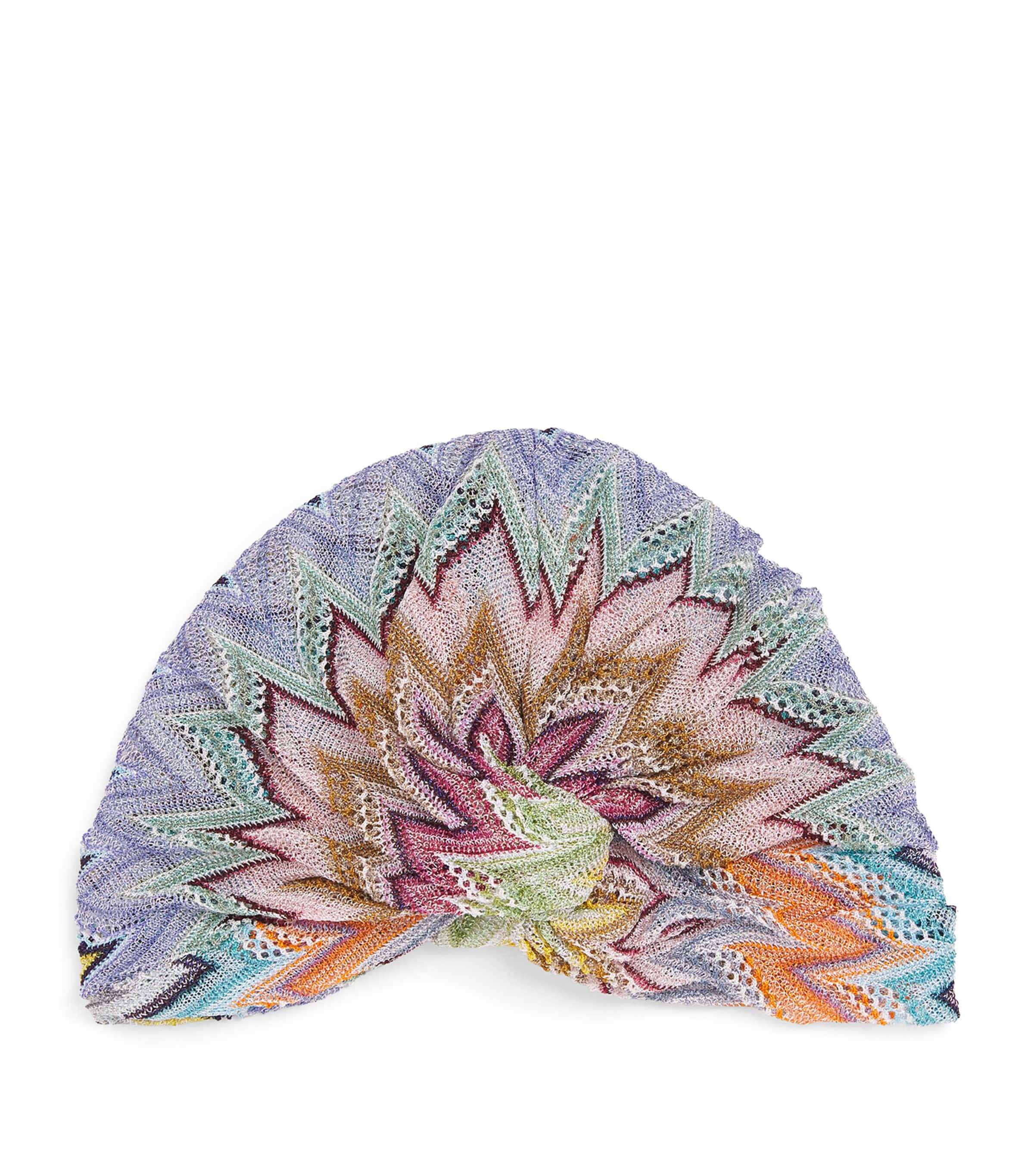Missoni Knot-Front Zigzag Turban Smsor Multicolor Image 1