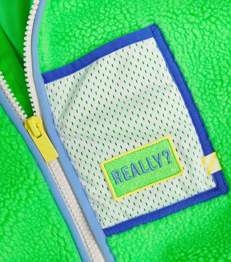 Fleece Jacket (2-6 Years) INTENSE GREEN Image 3