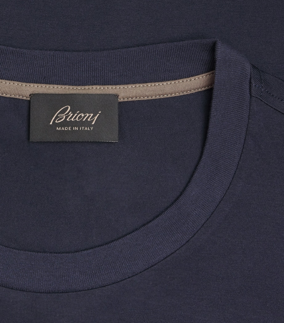 Brioni Mens Cotton Short-Sleeve T-Shirt Image 6
