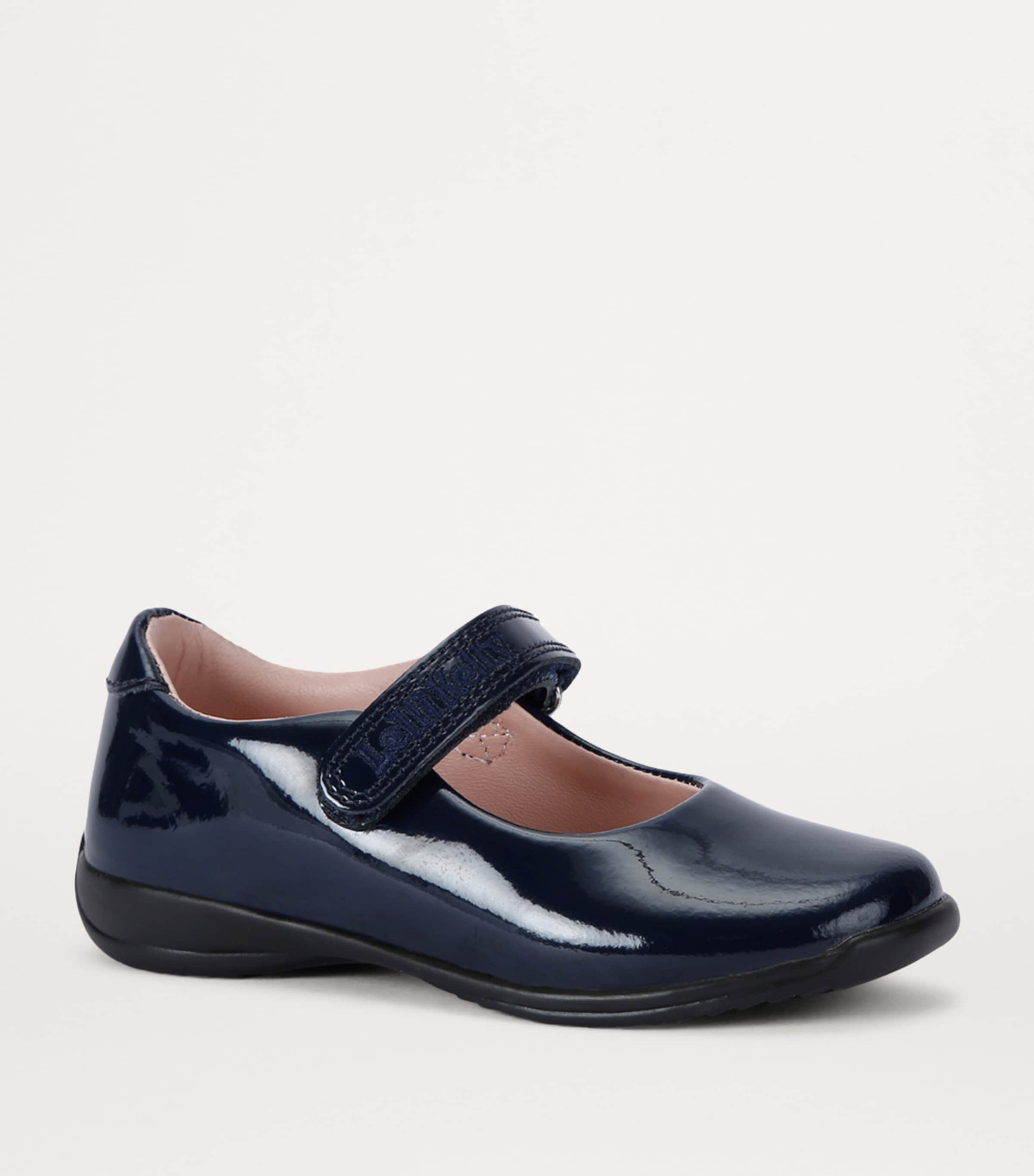 Lelli Kelly Patent Leather School Shoes Navy Image 3