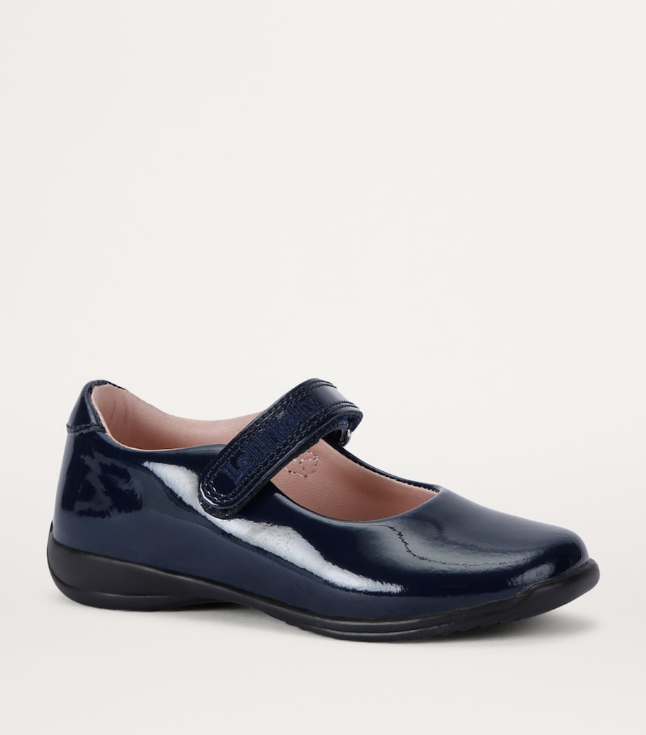 Lelli Kelly Patent Leather School Shoes Navy Image 3