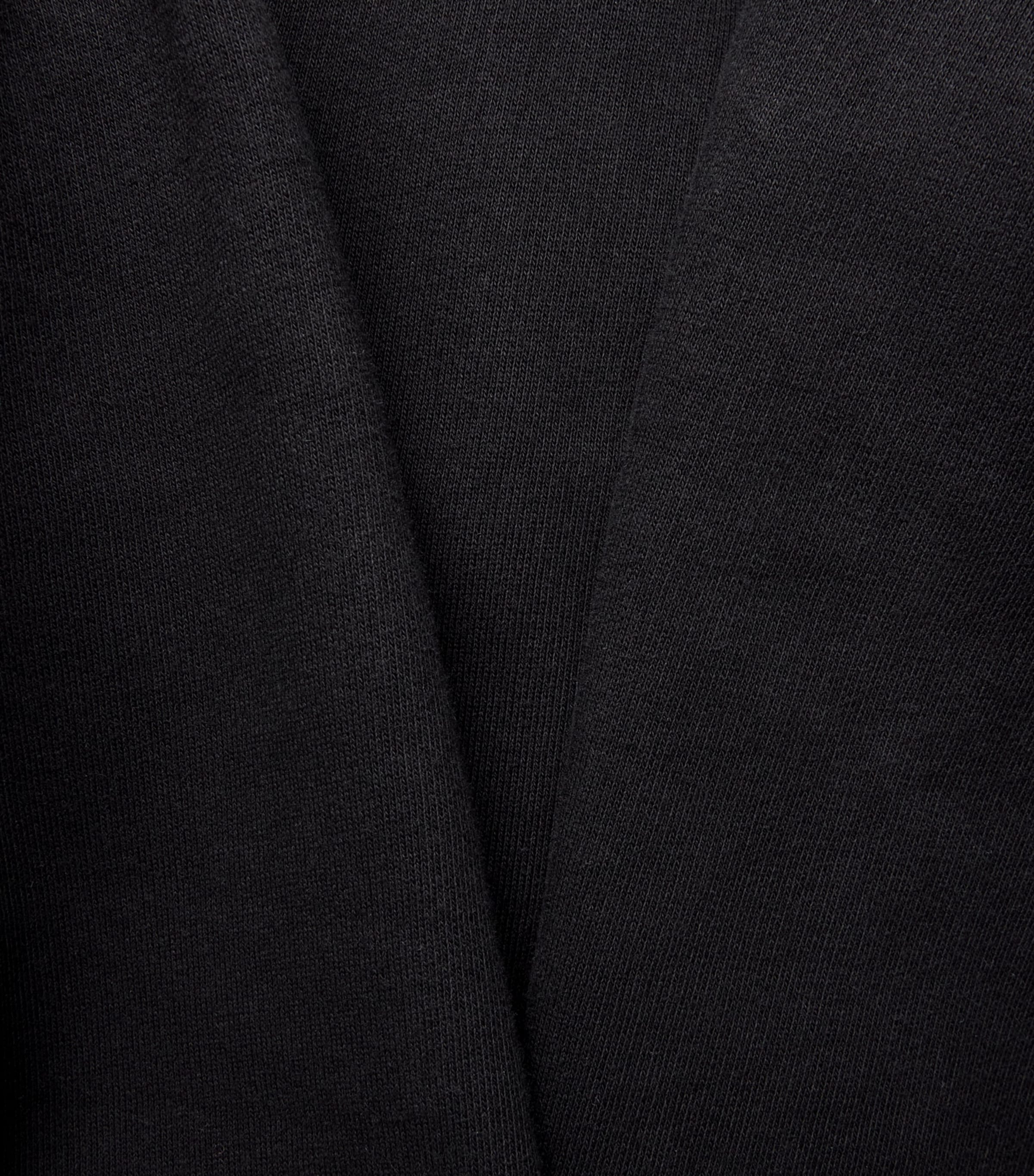 Rick Owens Mens Asymmetric Mountain Hoodie Black Image 6