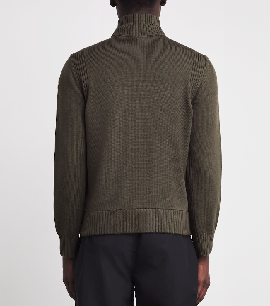 Cotton Down-Front Cardigan 824 Image 4