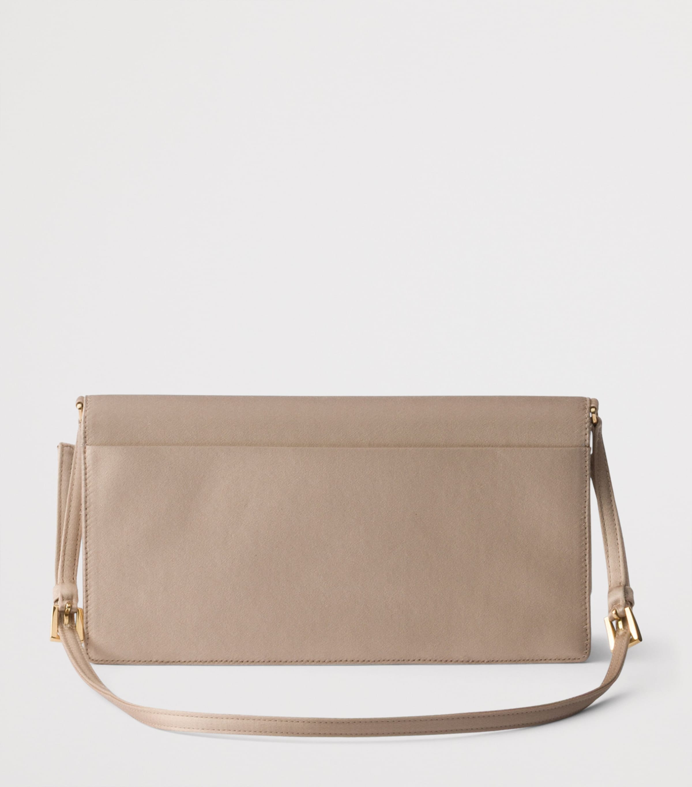 Prada Mini Satin Cross-Body Bag Powder Image 3