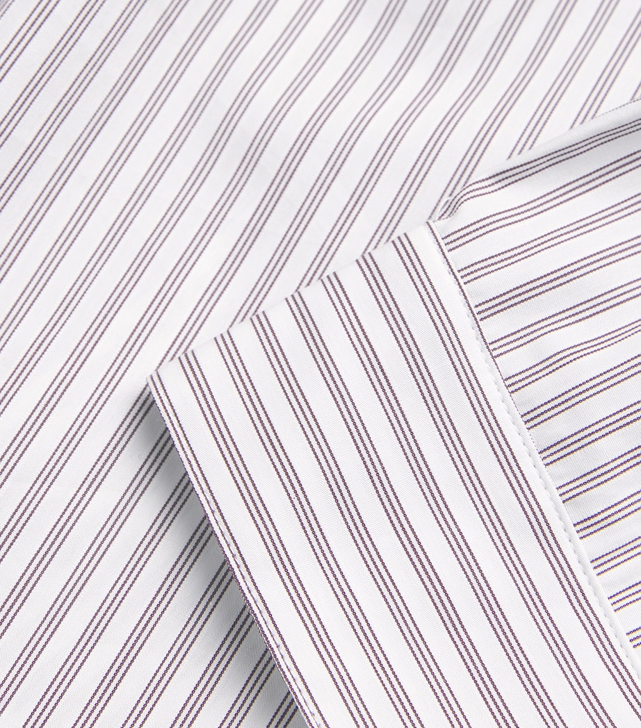 Cotton Yoshi Pyjama Shirt PARCHMENT/PINOT Image 5