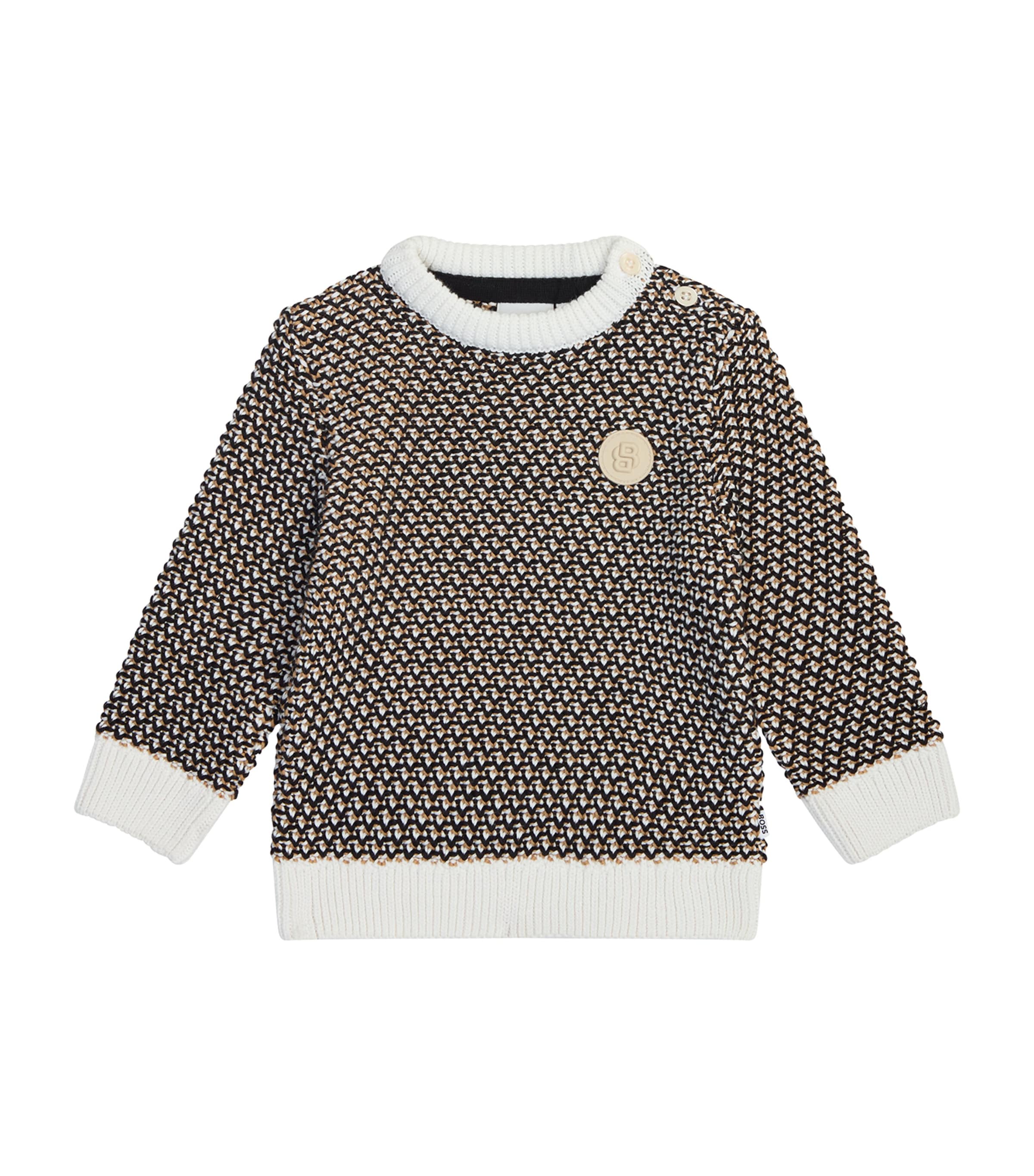 Bosswear Textured-knit Sweater In Black