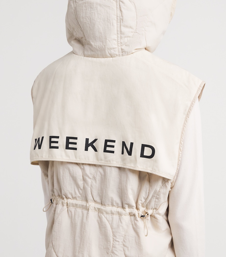 Reversible Padded Gilet IVORY Image 6