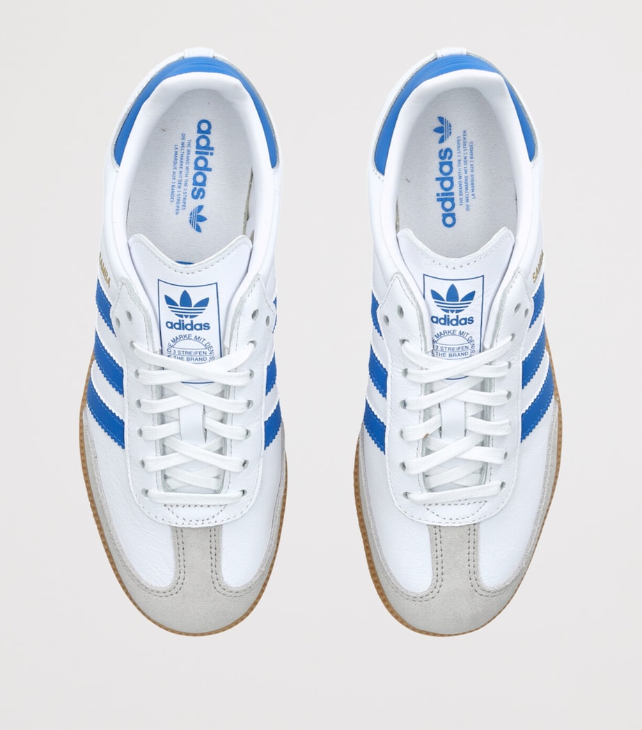 Originals Samba OG Sneakers WHITE/NAVY Image 4