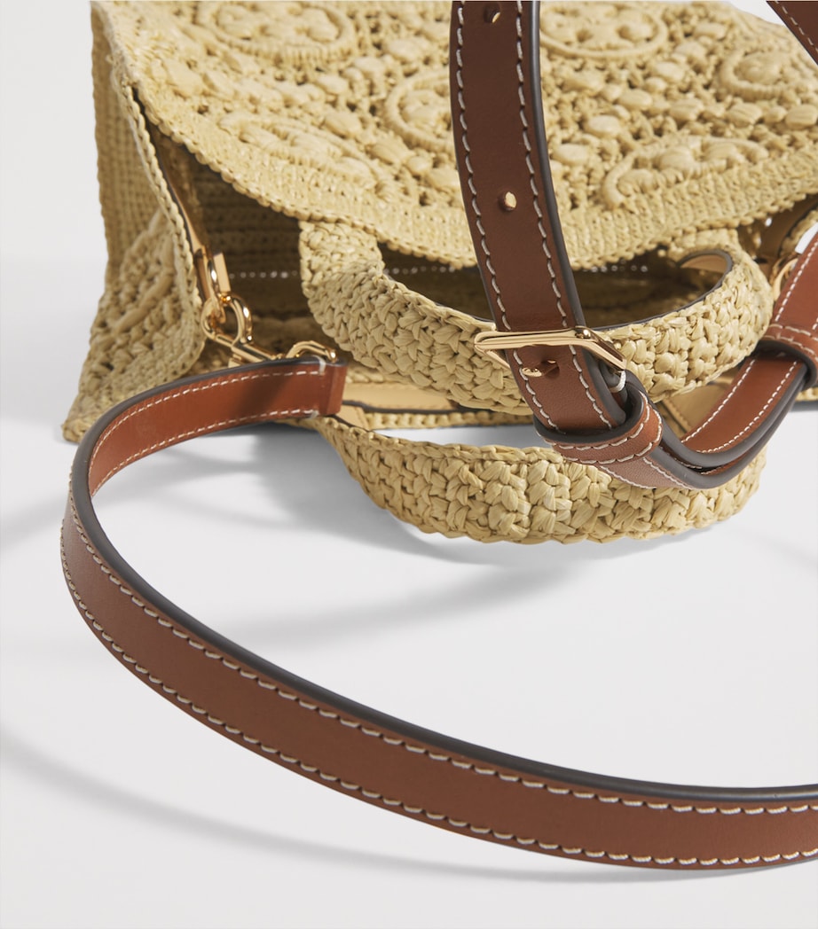 Raffia Monogram Top-Handle Bag 254 Image 6