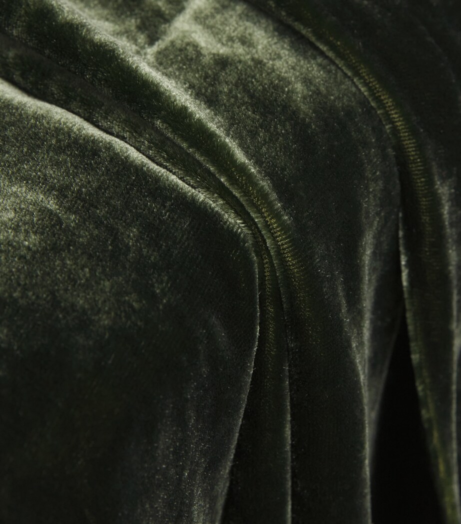 Velvet Rebel Straight Trousers DEEP OLIVE DEOL Image 5