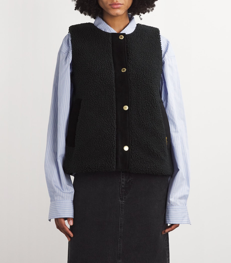 Textured Dulsie Gilet BK11 BLACK/CLASSIC Image 3