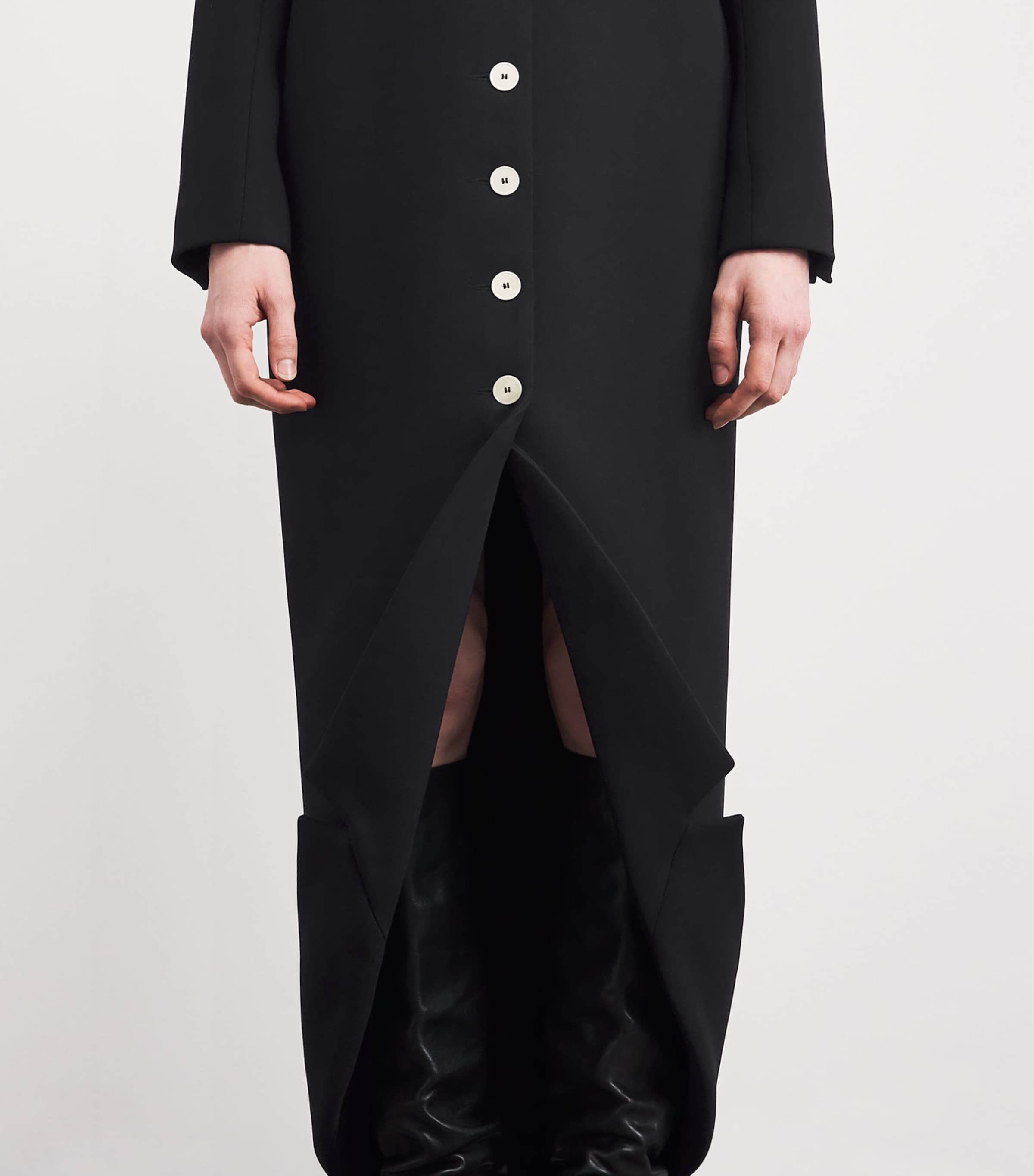 Blazer Midi Dress BLACK Image 6