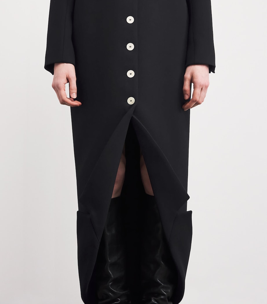 Blazer Midi Dress BLACK Image 6