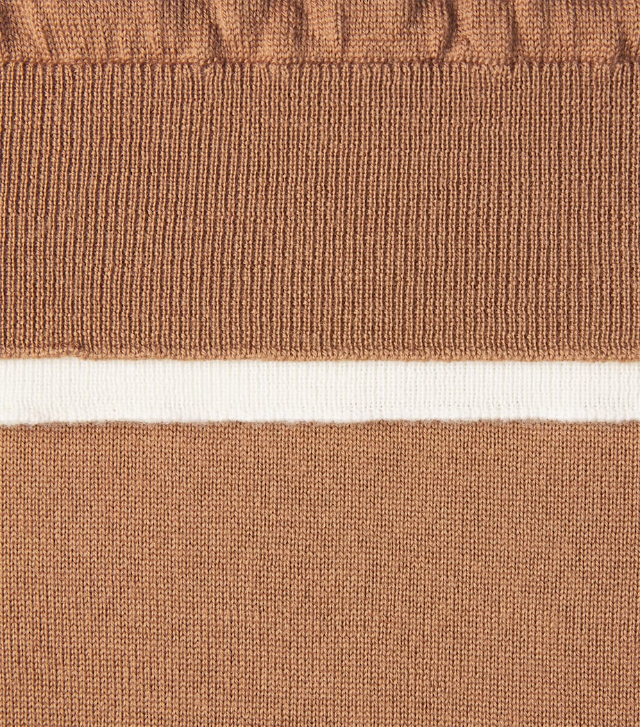 Wool Crew-Neck Sweater VICUNA E AVORIO Image 5