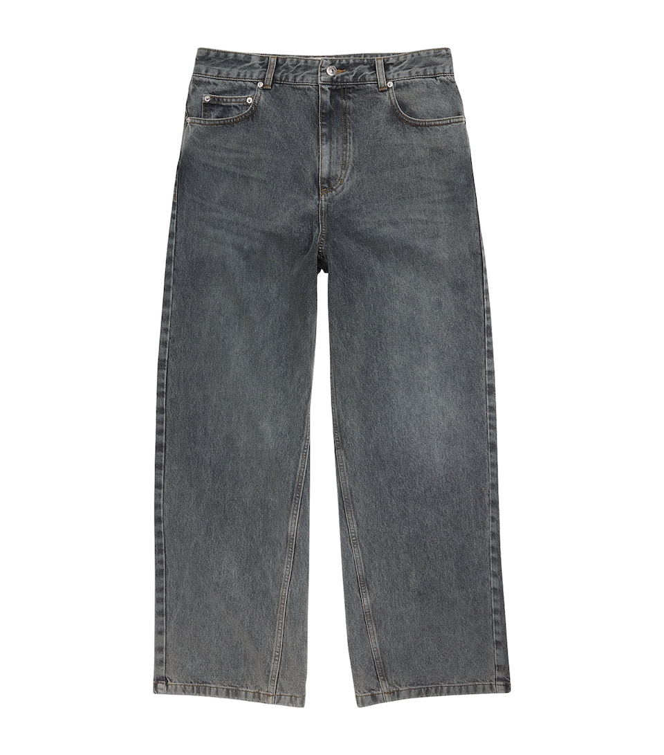 System Wide-Leg Jeans Cool Grey