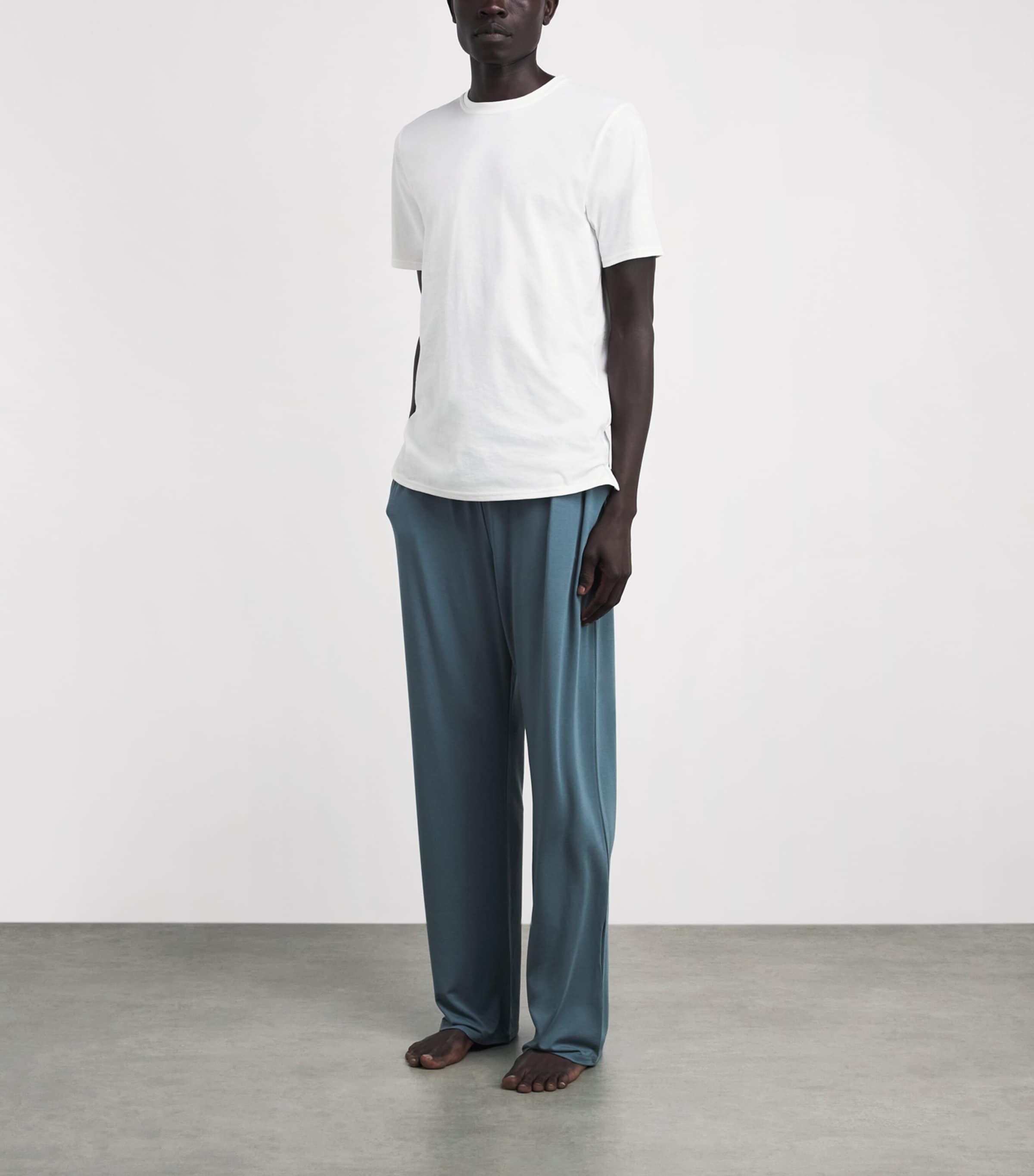 Homebody Mens Cotton T-Shirt White Image 2