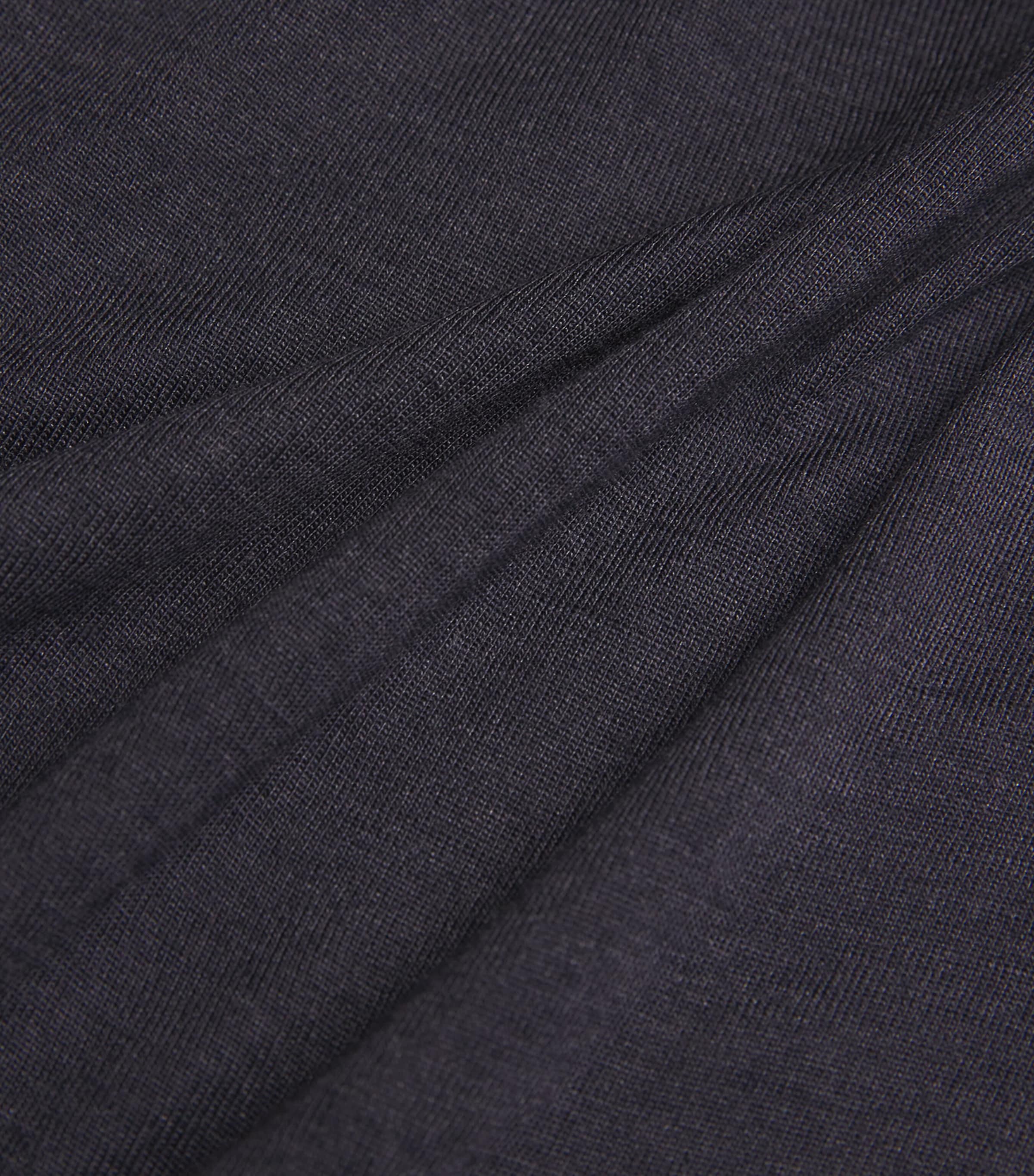 Woollen Silk Long Sleeve T-Shirt GREY Image 5