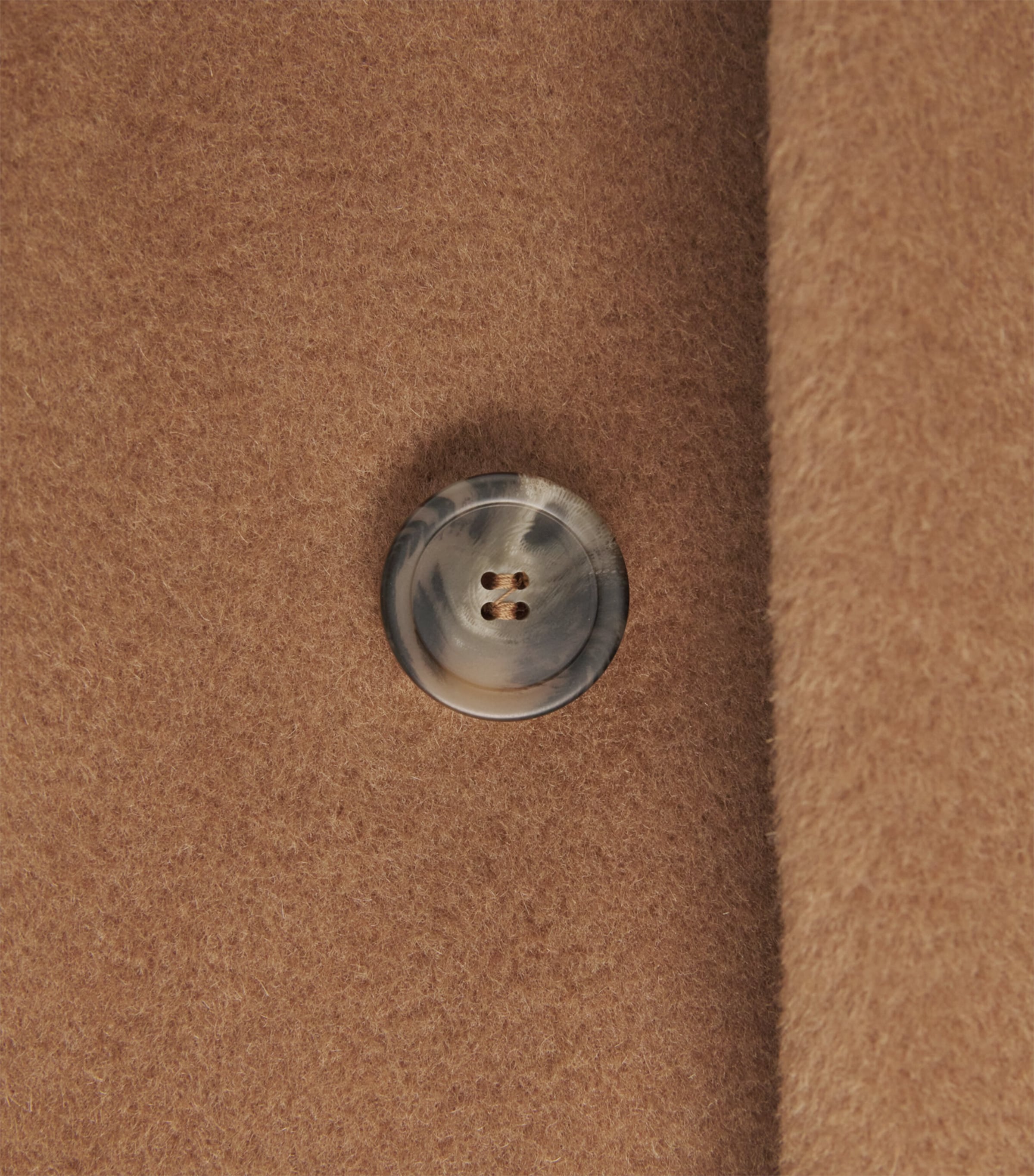 Wool-Alpaca-Blend Double-Breasted Overcoat CAMEL Image 5