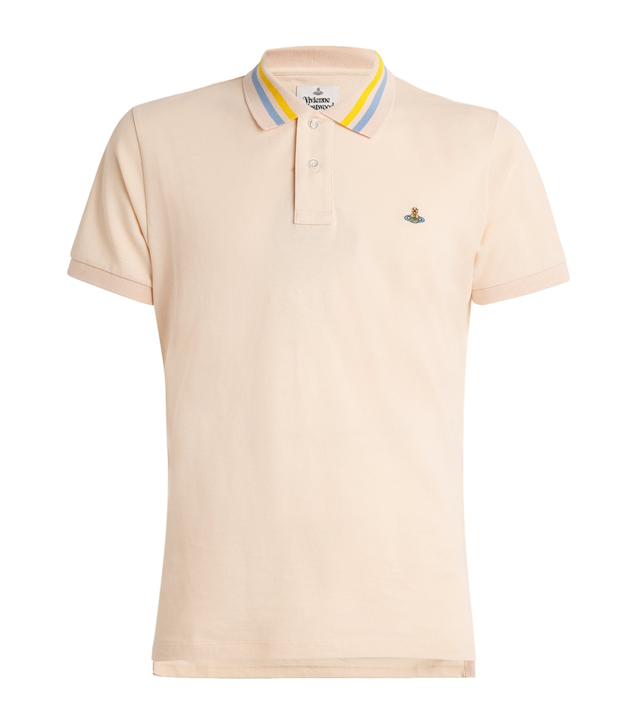 Cotton Orb Polo Shirt G408-PLASTER PINK Image 1