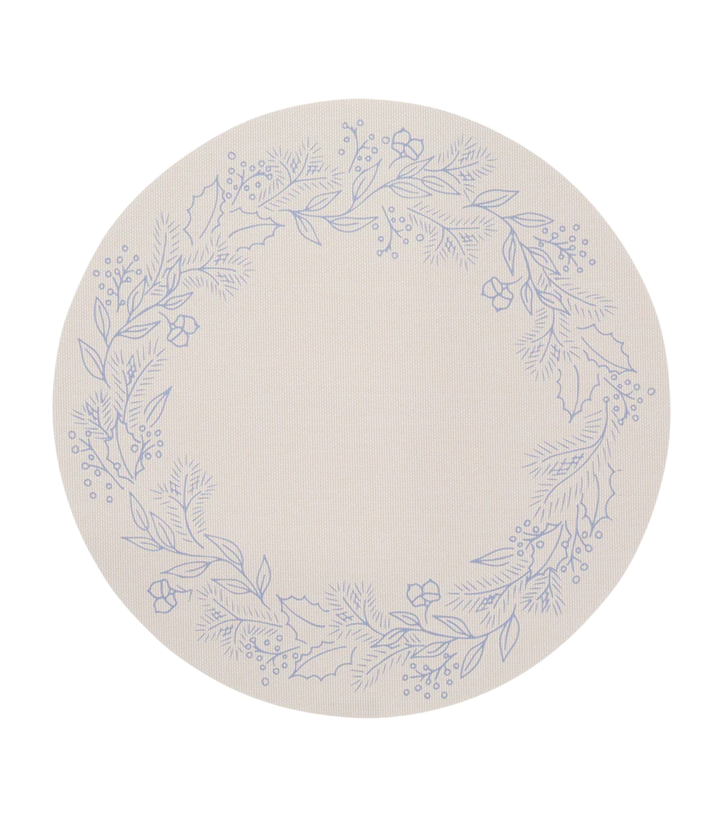 Chilewich X Martha Stewart Wreath Placemat In Neutral