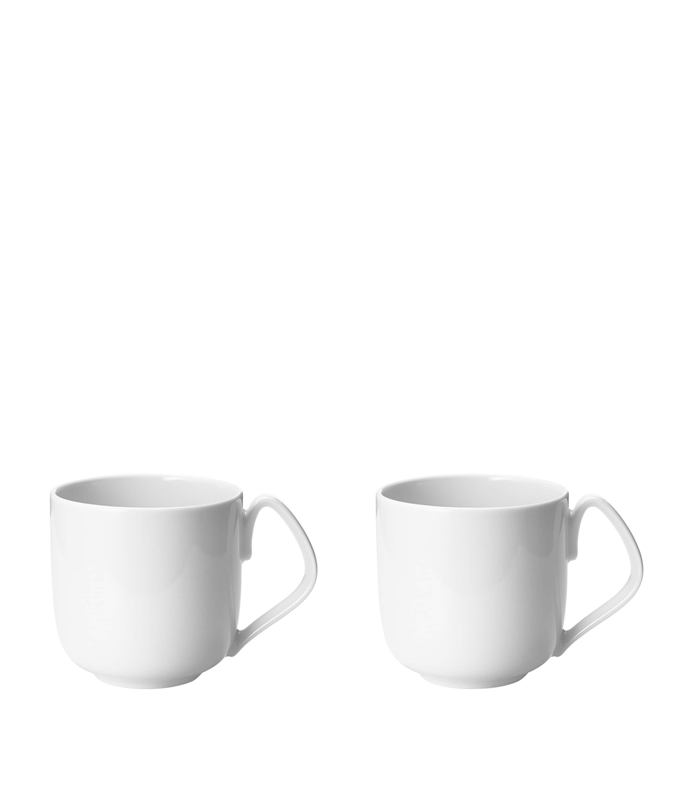 Georg Jensen Set Of 2 Koppel Mugs In White