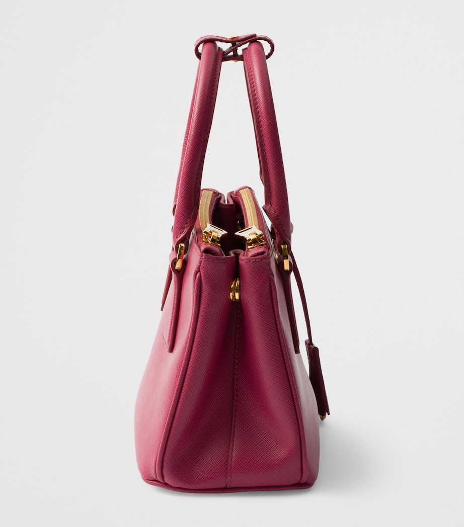 Mini Saffiano Leather Galleria Top-Handle Bag F0BQT Image 6