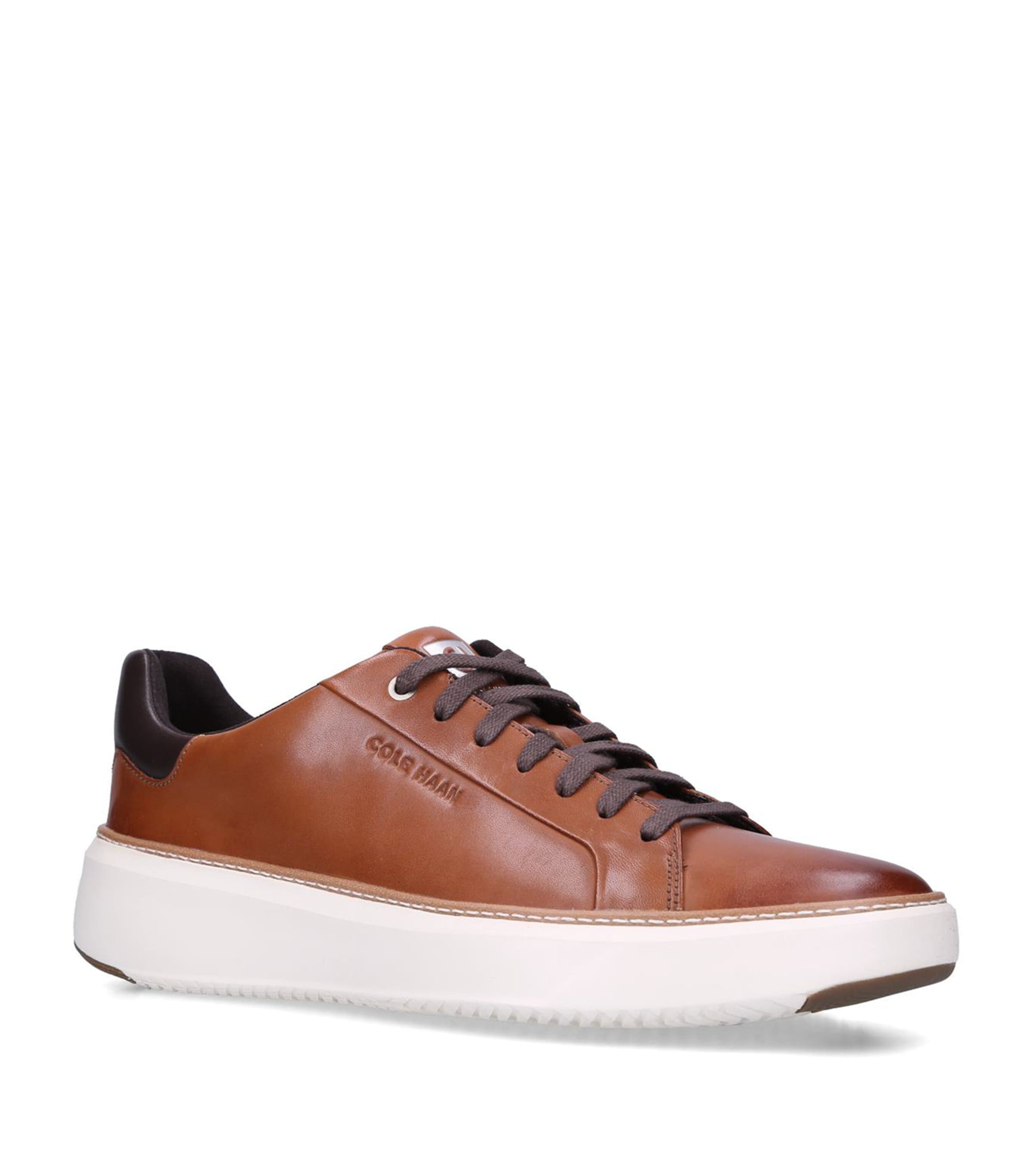 Cole Haan Grandpro Topspin Sneakers In Beige