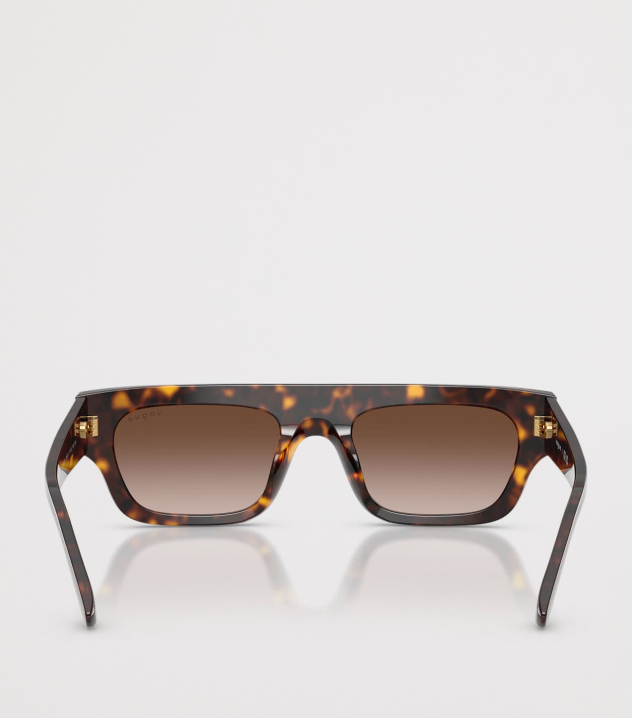 Vogue Rectangular Sunglasses Brown Image 4