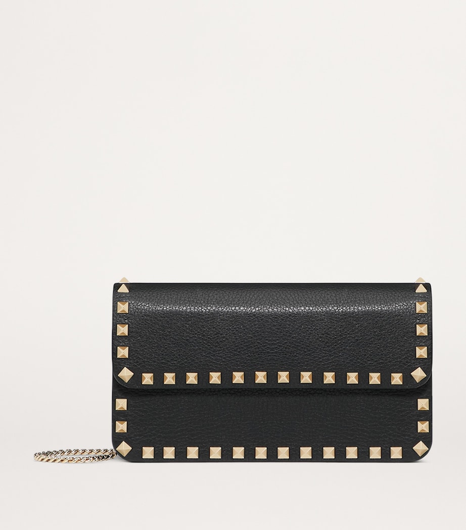 Leather Rockstud Chain Wallet 0NO Image 5