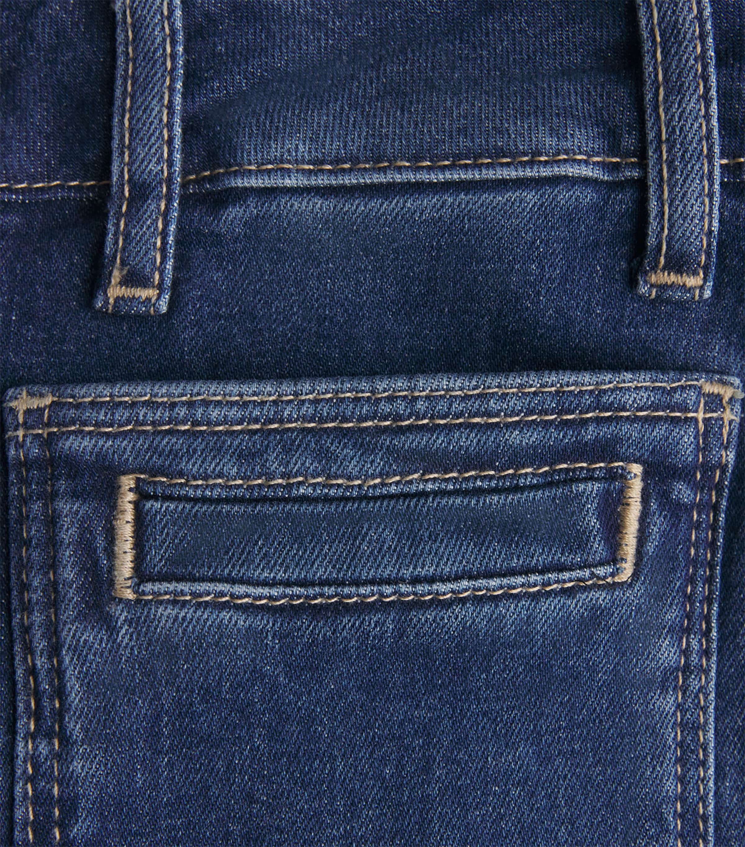 PAIGE Womens Anessa Wide-Leg Jeans Navigator Image 6