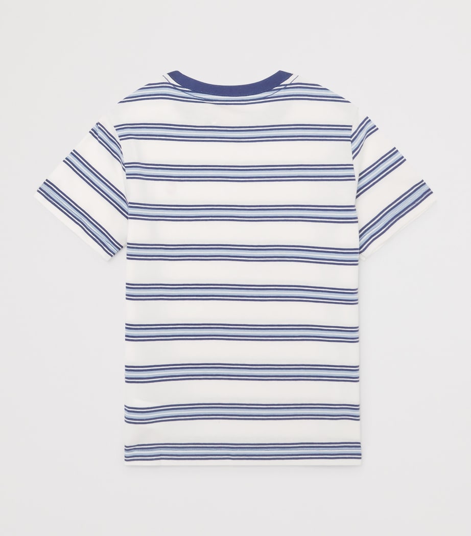 Ralph Lauren Kids Cotton Striped T-Shirt (6-14 Years) Deckwash W Image 2