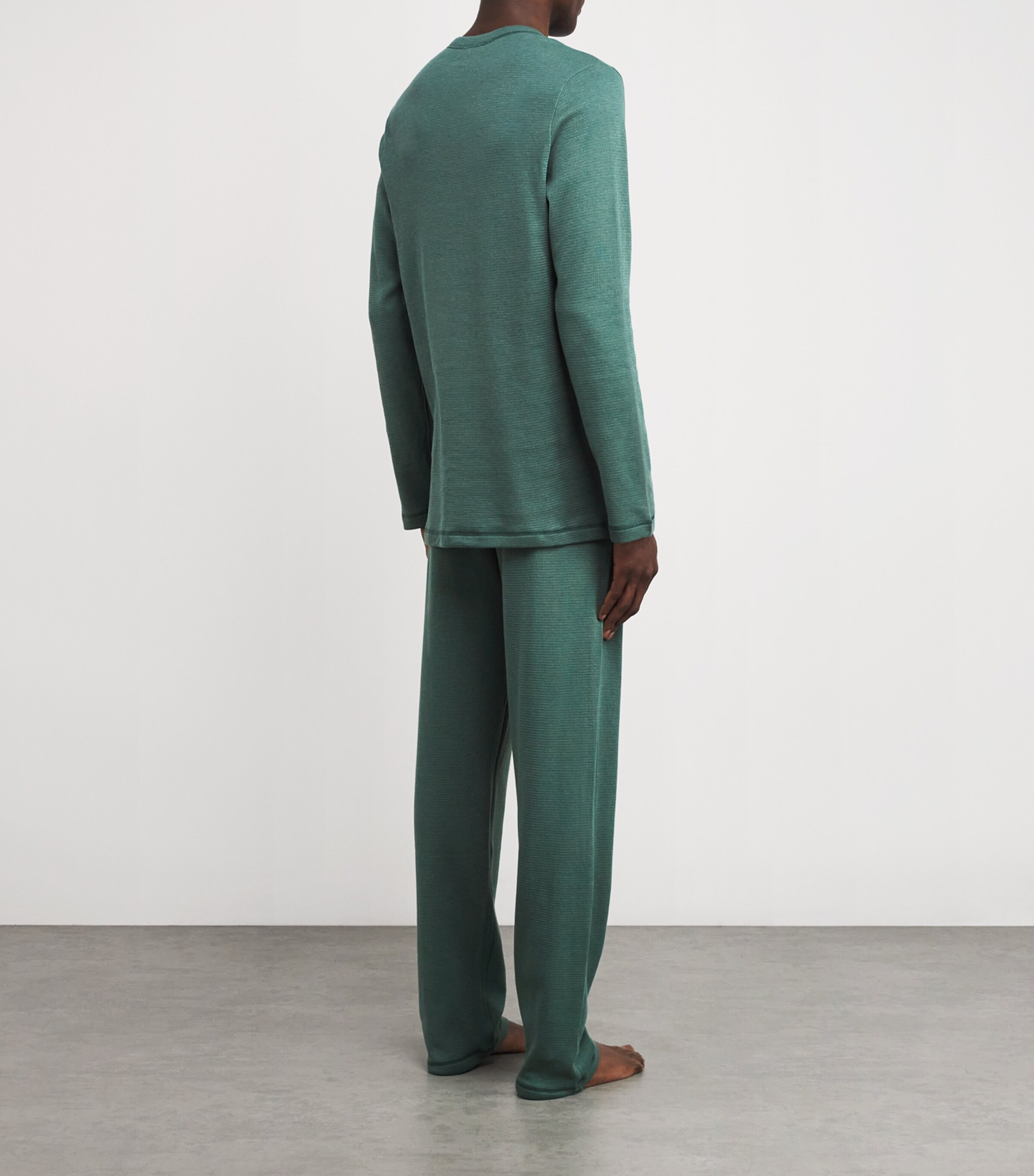 Smart Sleep Waffle Pyjama Set 2741-HERBAL TEA Image 3