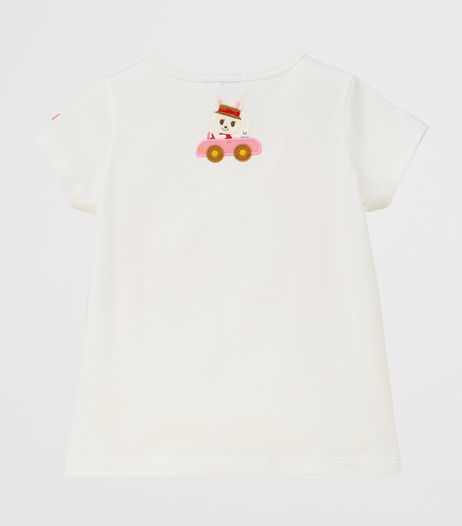 Miki House Cotton Embroidered T-Shirt (2-7 Years) Image 2