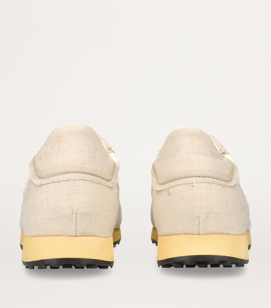 The Row Moveo Mica Low-Top Sneakers Beige Comb Image 2