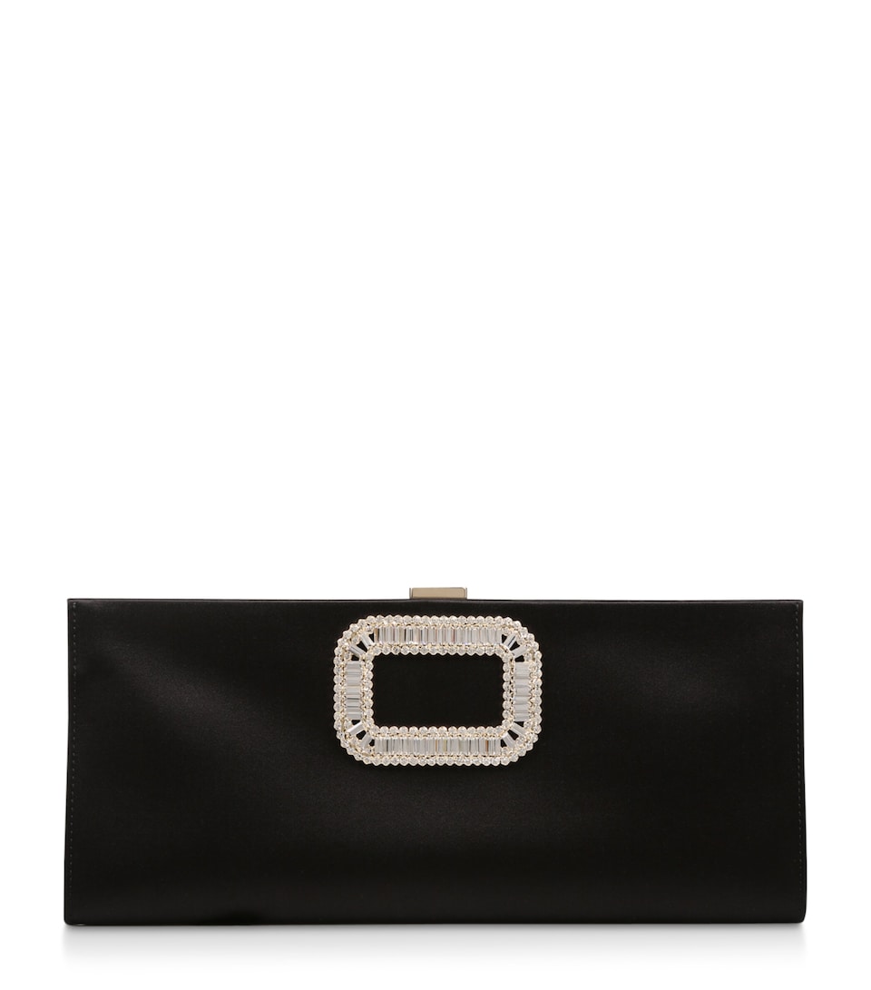 Satin Pilgrim Clutch Bag