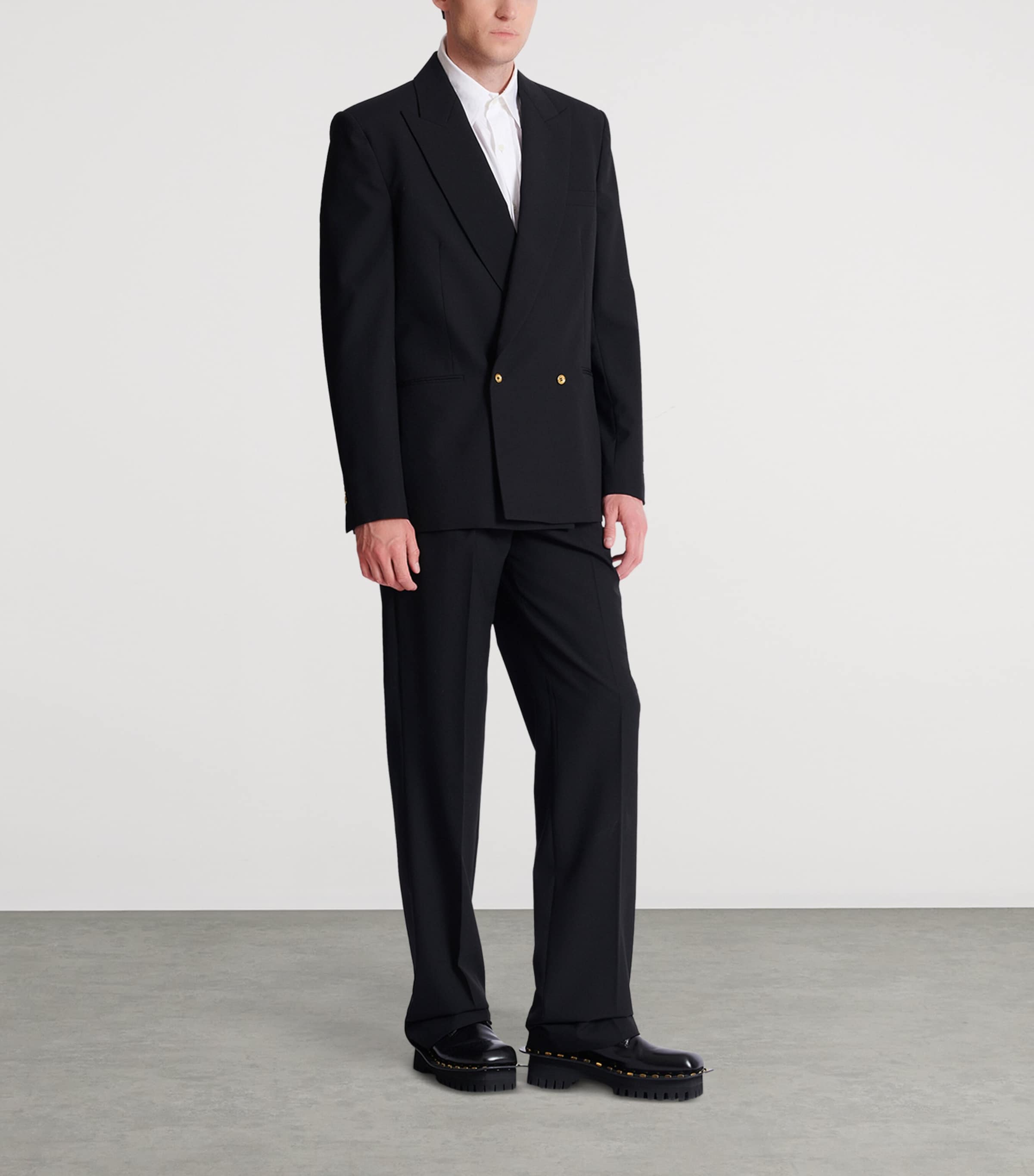 Wool 2-Button Blazer 0PA NOIR Image 2