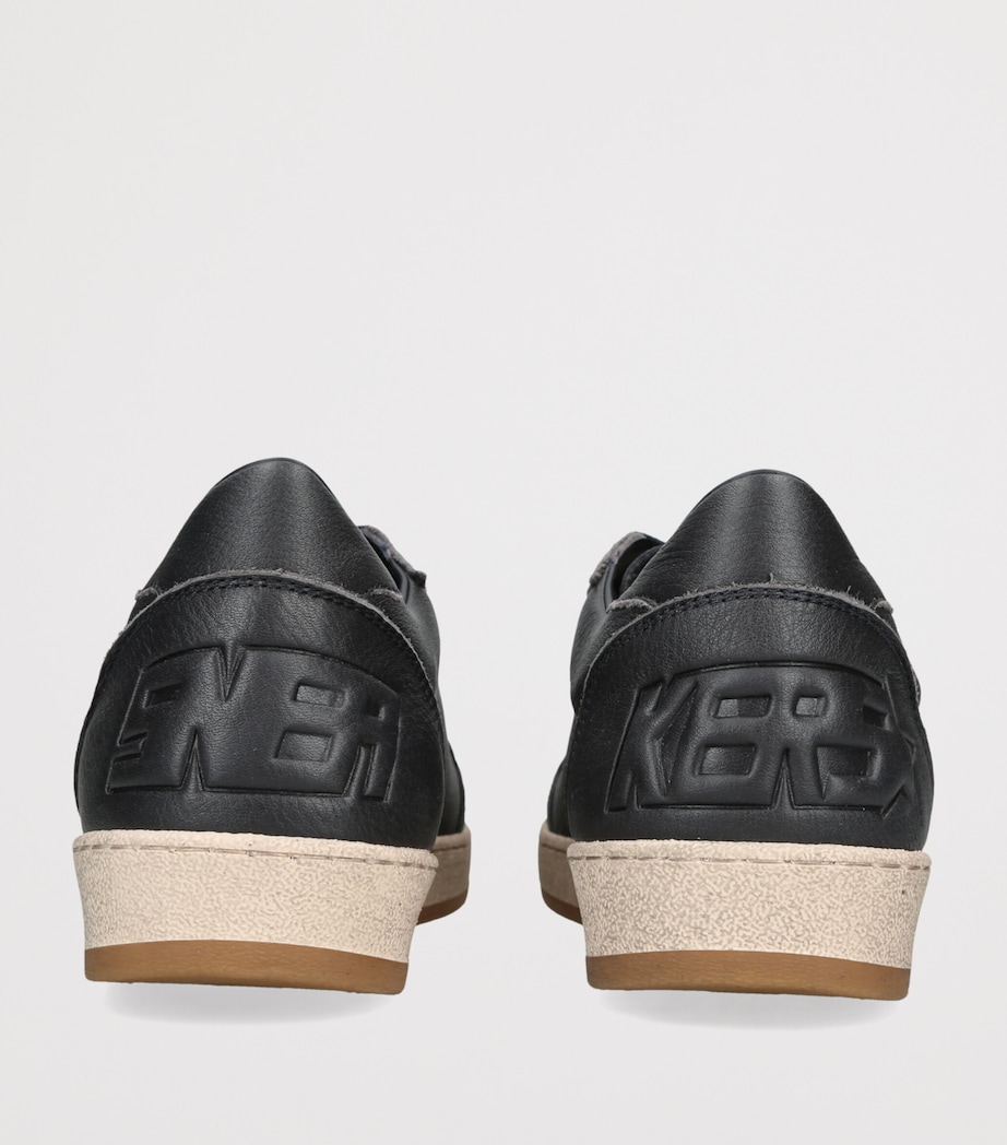 Golden Goose Leather Ball Star Sneakers Navy Image 4