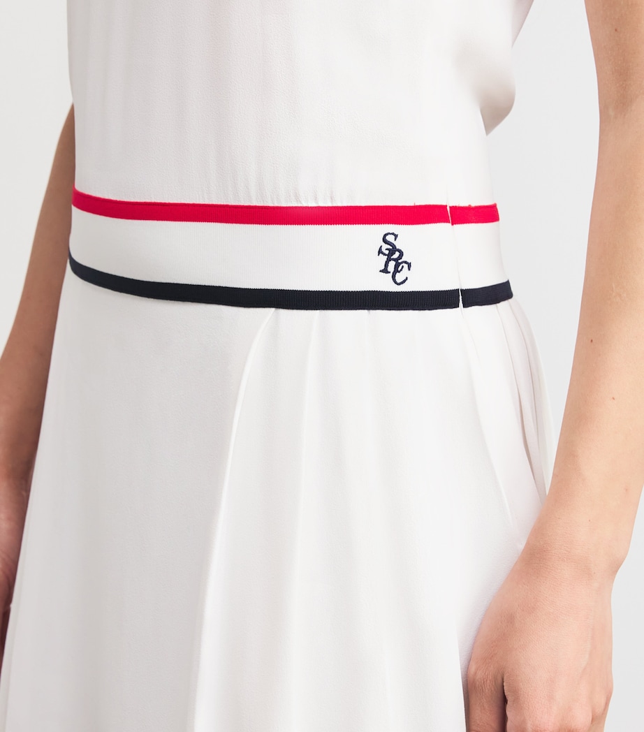 Phoebe Tennis Dress WHITE/NAVY/RED Image 6