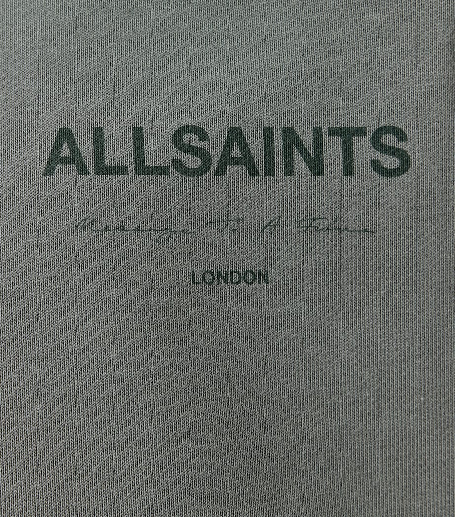 AllSaints Mens Organic Cotton Future Sweatshirt Gastor Green Image 5