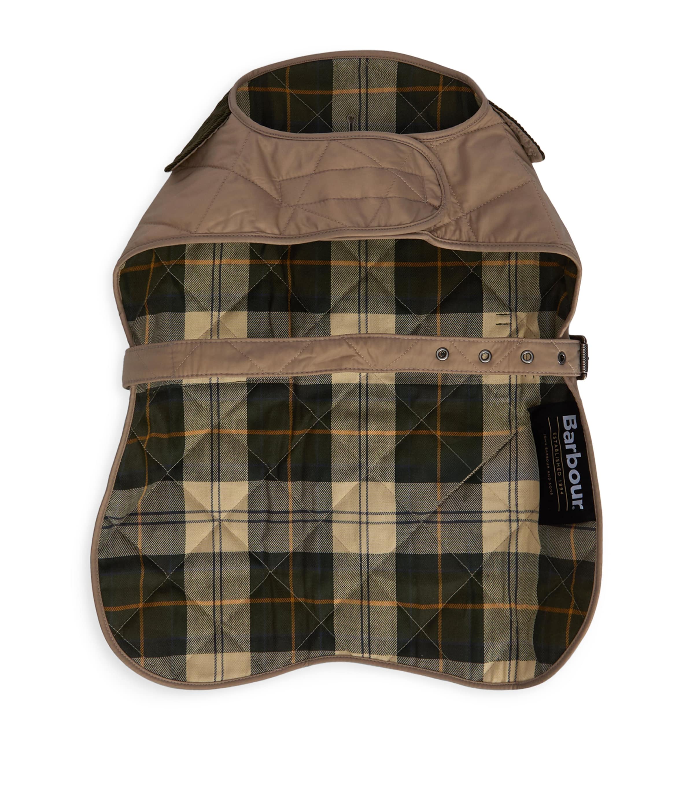 Quilted Dog Coat (Extra Small) SAND Image 3