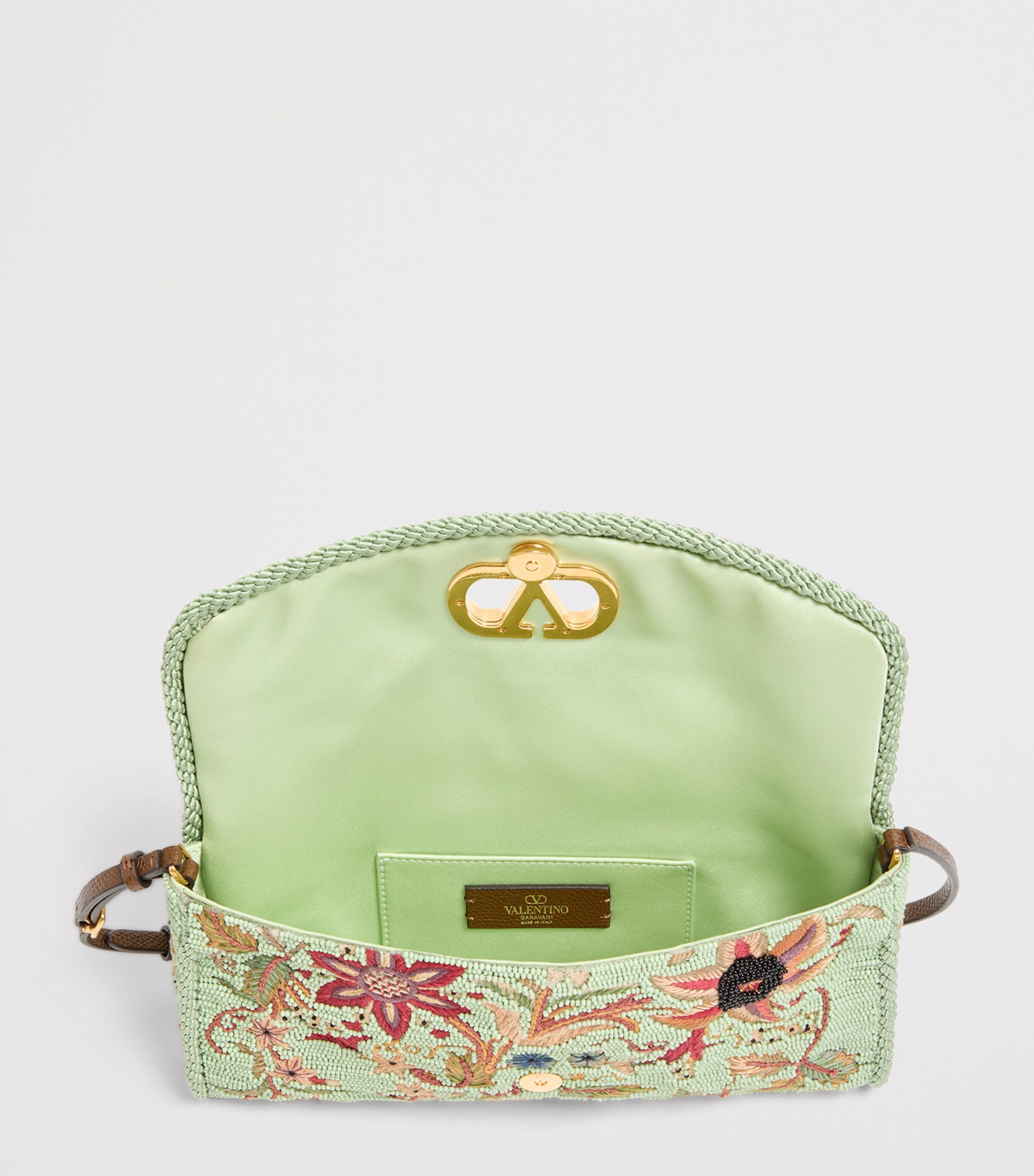 Valentino Garavani Small Embroidered DeVain Shoulder Bag Image 5