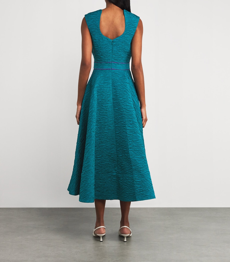 Ridha Midi Dress PERSIAN GREEN Image 3