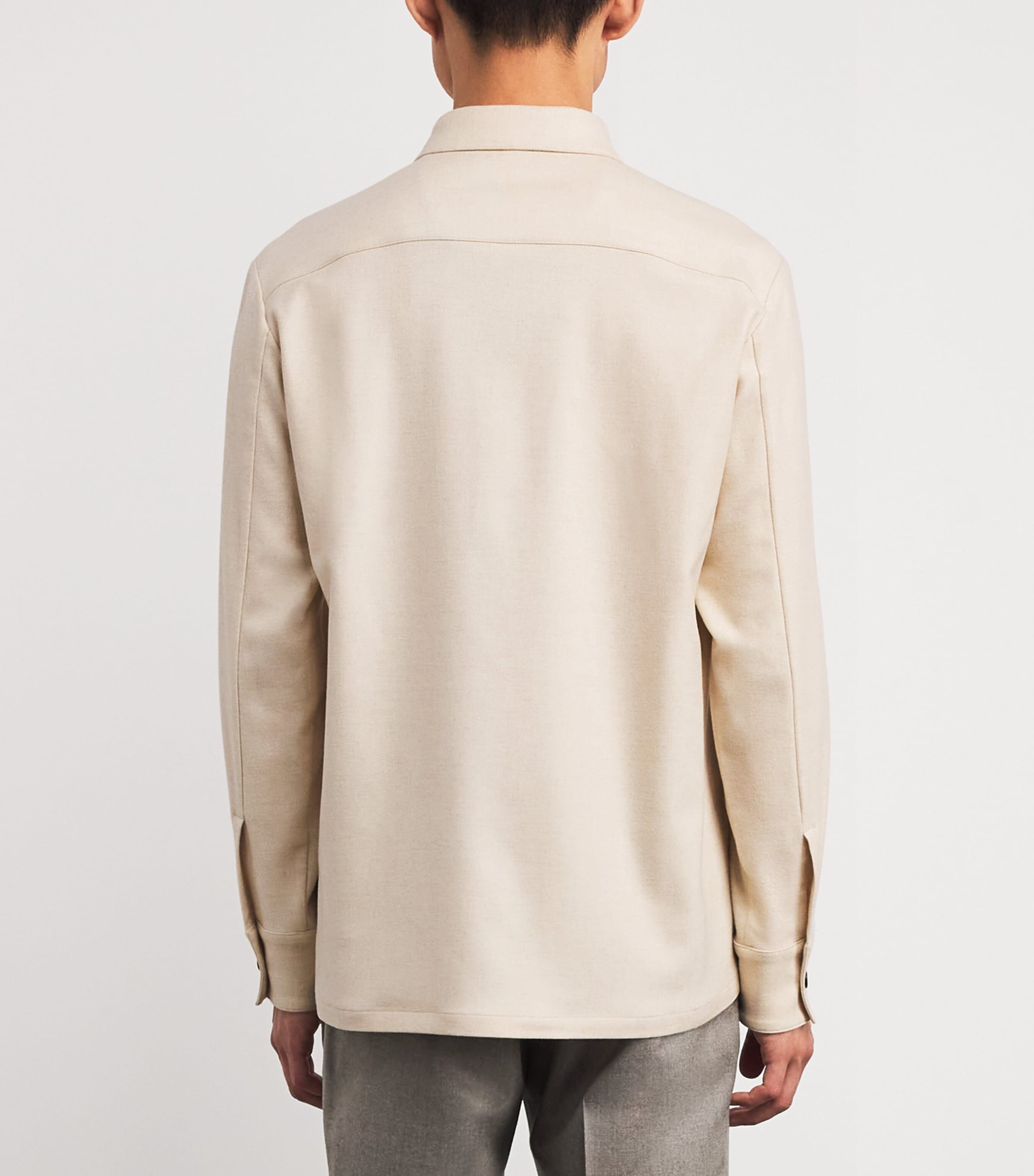 Cashmere Shirt NATURALE WHITE 9009 Image 4
