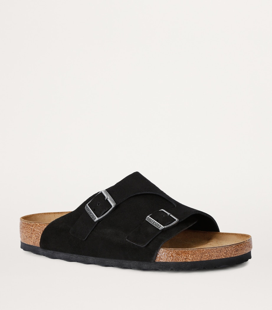 Suede Zürich Sandals BLACK Image 4