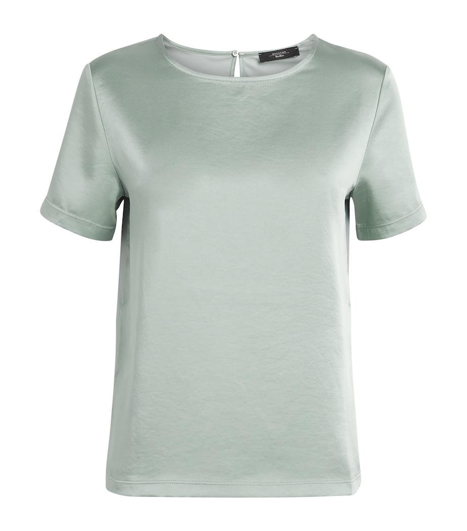 Satin-Front T-Shirt JADE Image 1
