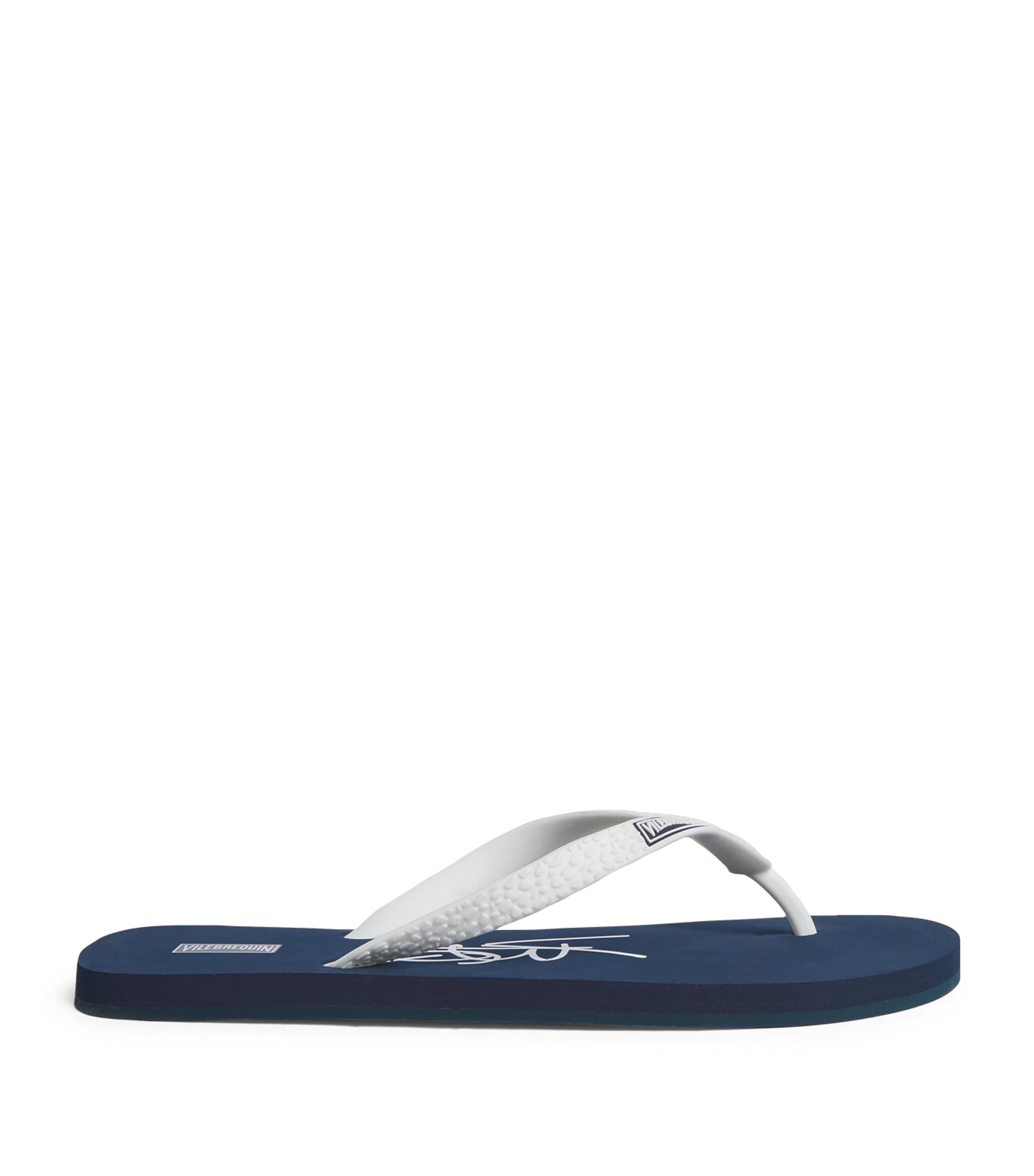 Vilebrequin Vbq Flip Flops In Blue