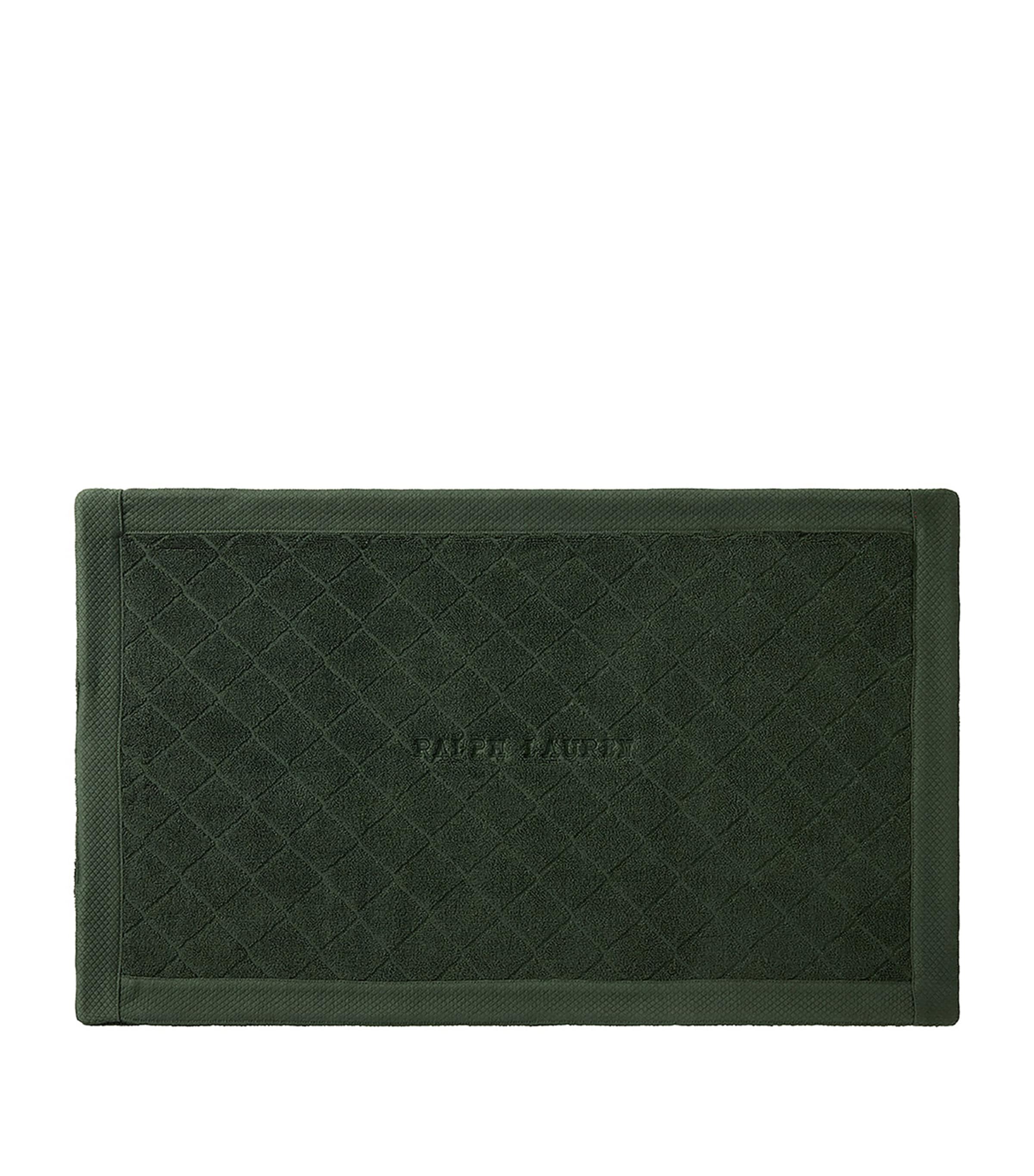 Shop Ralph Lauren Avenue Bath Mat In Green