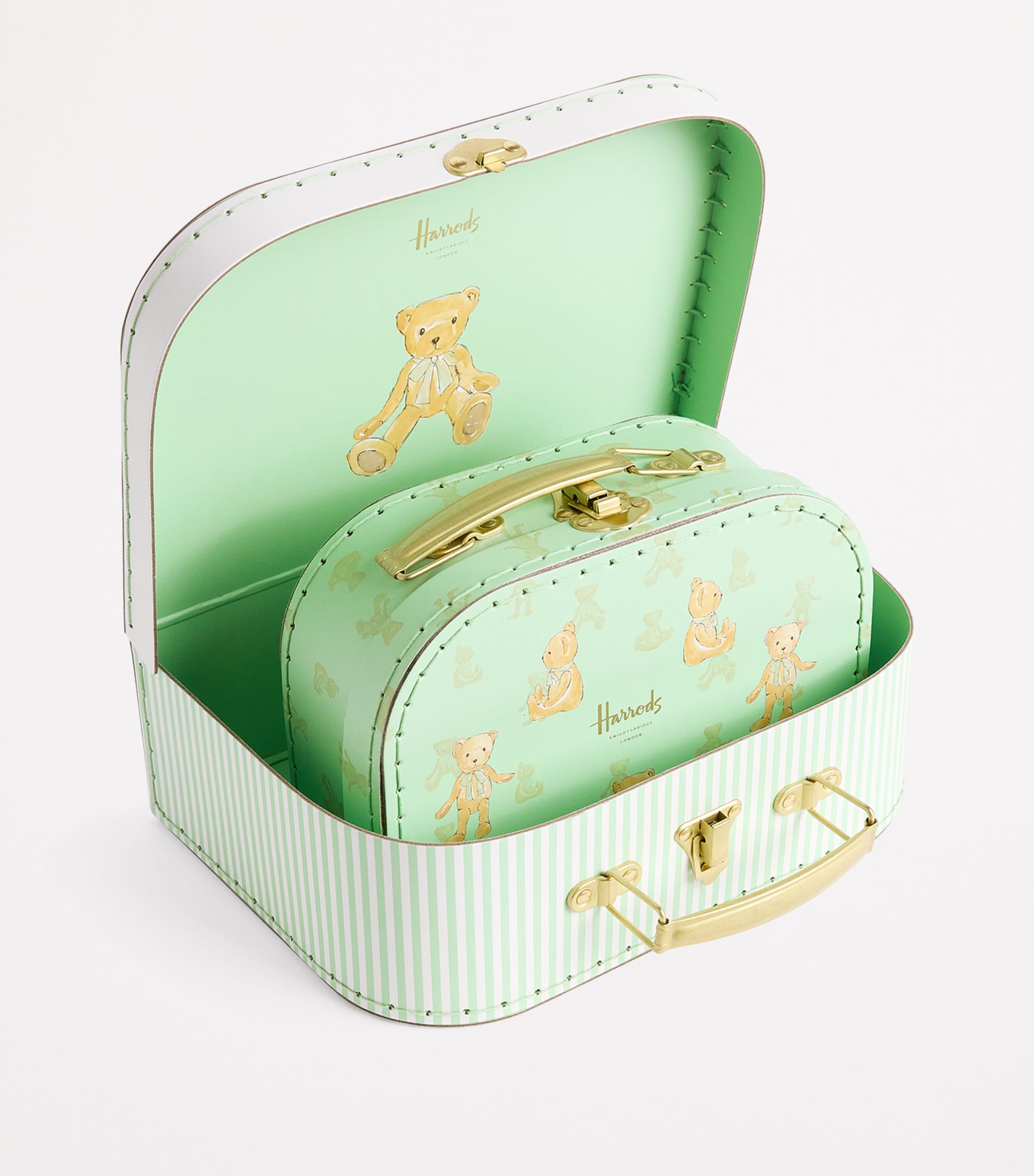 Set of 2 Henry Bear Carry Cases MULTI Image 3